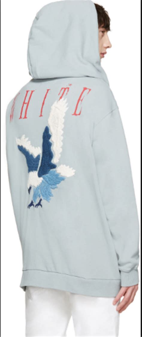 off white eagle hoodie